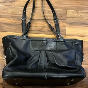 Black Coach shoulder bag